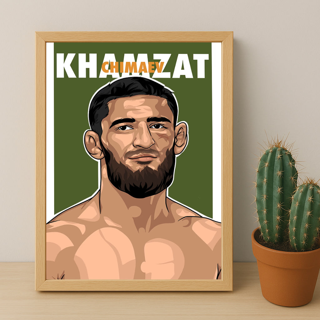 Poster UFC - Khamzat Chimaev Illustration