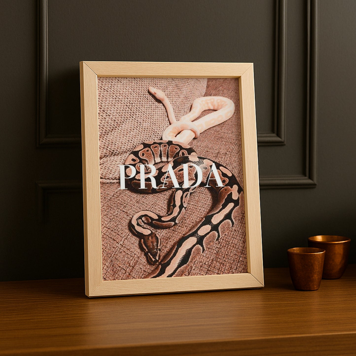 Cadre Photo Prada - Snakes