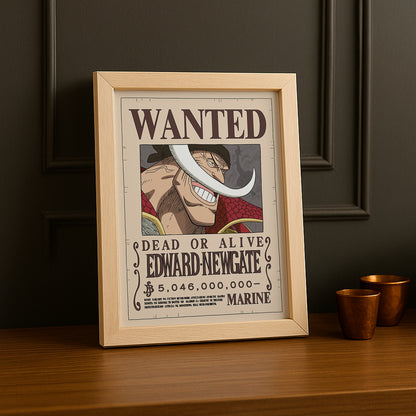 Cadre photo One Piece - Wanted Edward Newgate