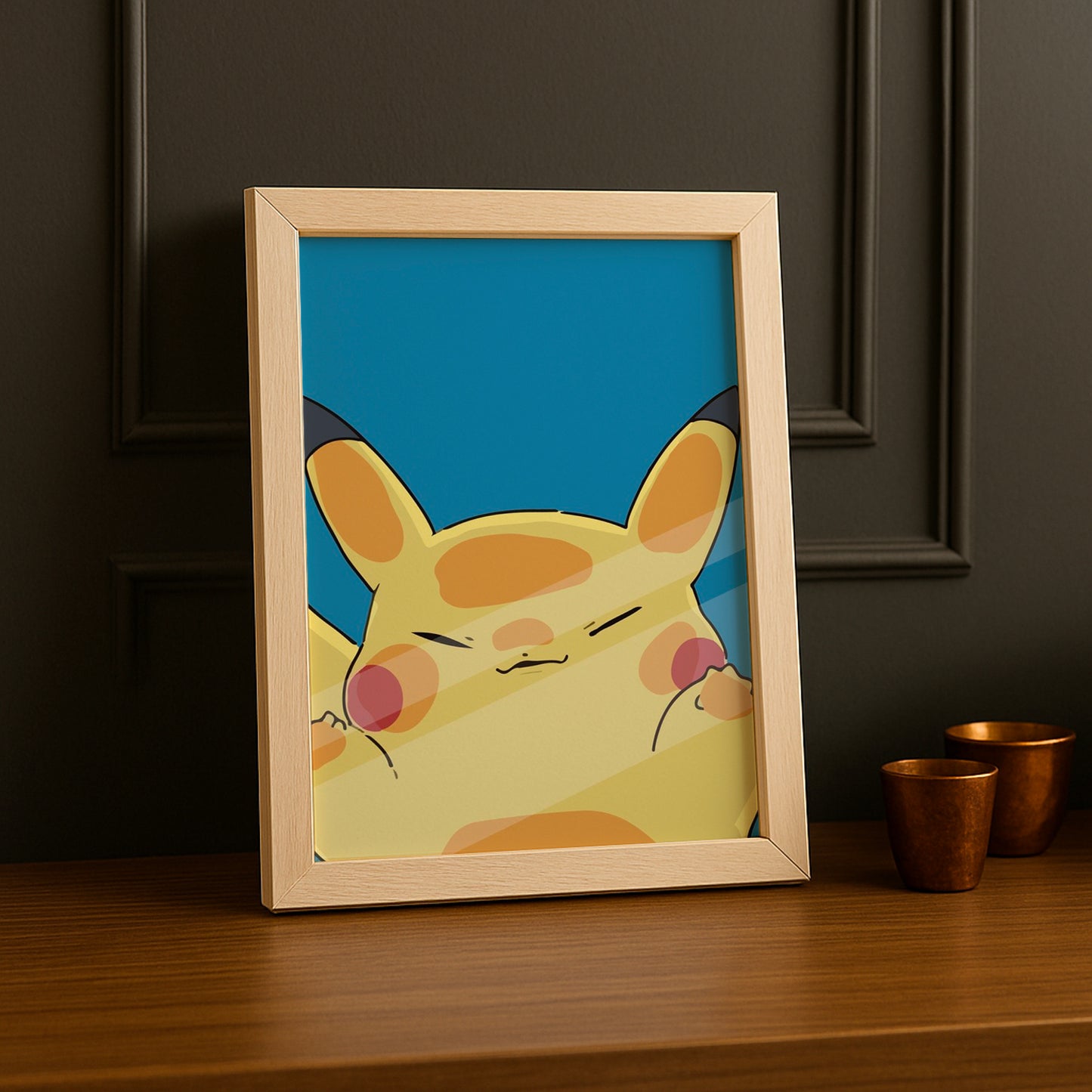 Cadre Photo Pokémon - Pikachu Vitre