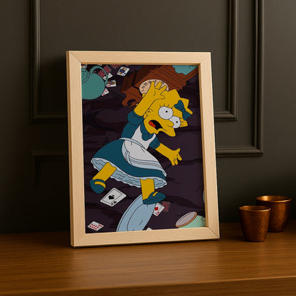 Cadre Photo Les Simpsons - Lisa Simpson Falling