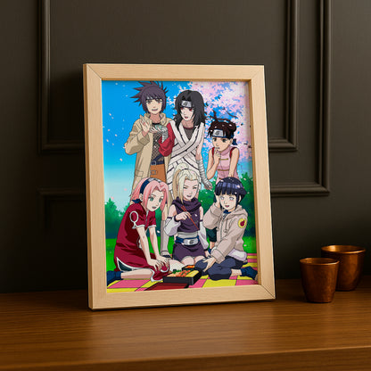 Cadre Photo Naruto - Girls on Picnic