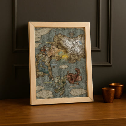 Cadre Photo Elden Ring - Map