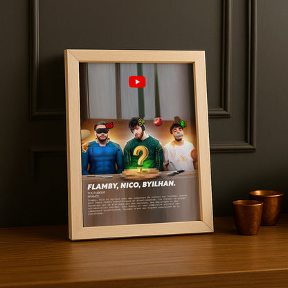 Cadre photo Flamby, Nico, Byilhan