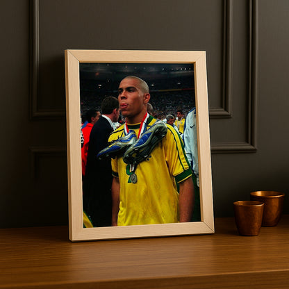 Poster encadrée Brazil - Ronaldo 9