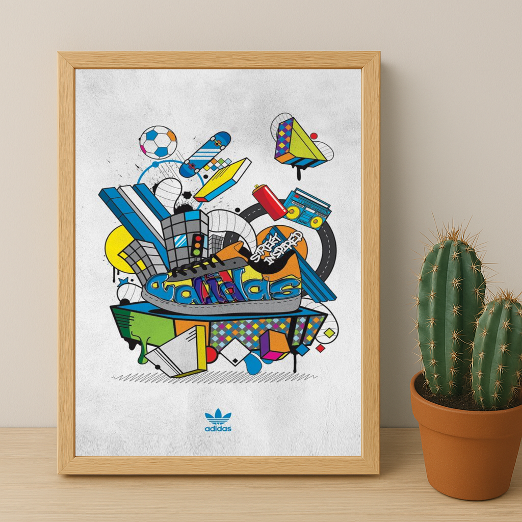 Cadre photo Adidas - Street Inspired