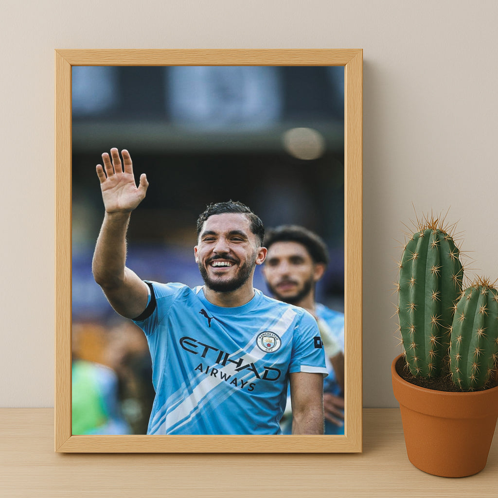 Poster Manchester City - Rayan Cherki