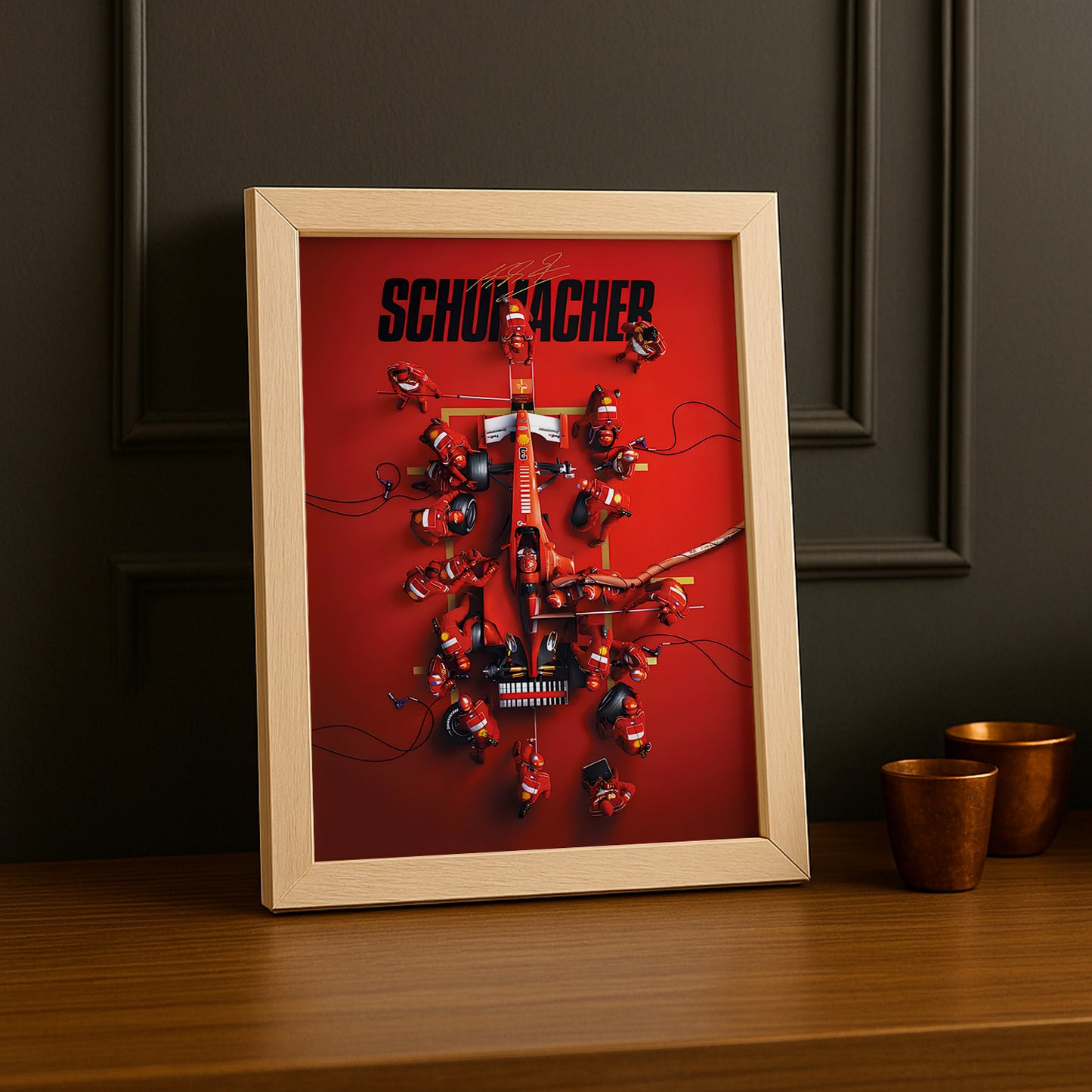 Cadre photo Michael Schumacher Formule 1