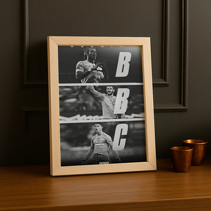 Cadre photo de Benzema, Bale, Cristiano