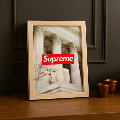 Poster Supreme - Monument Blanc