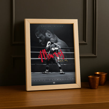 Cadre Photo Boxe - Floyd Mayweather Boxing