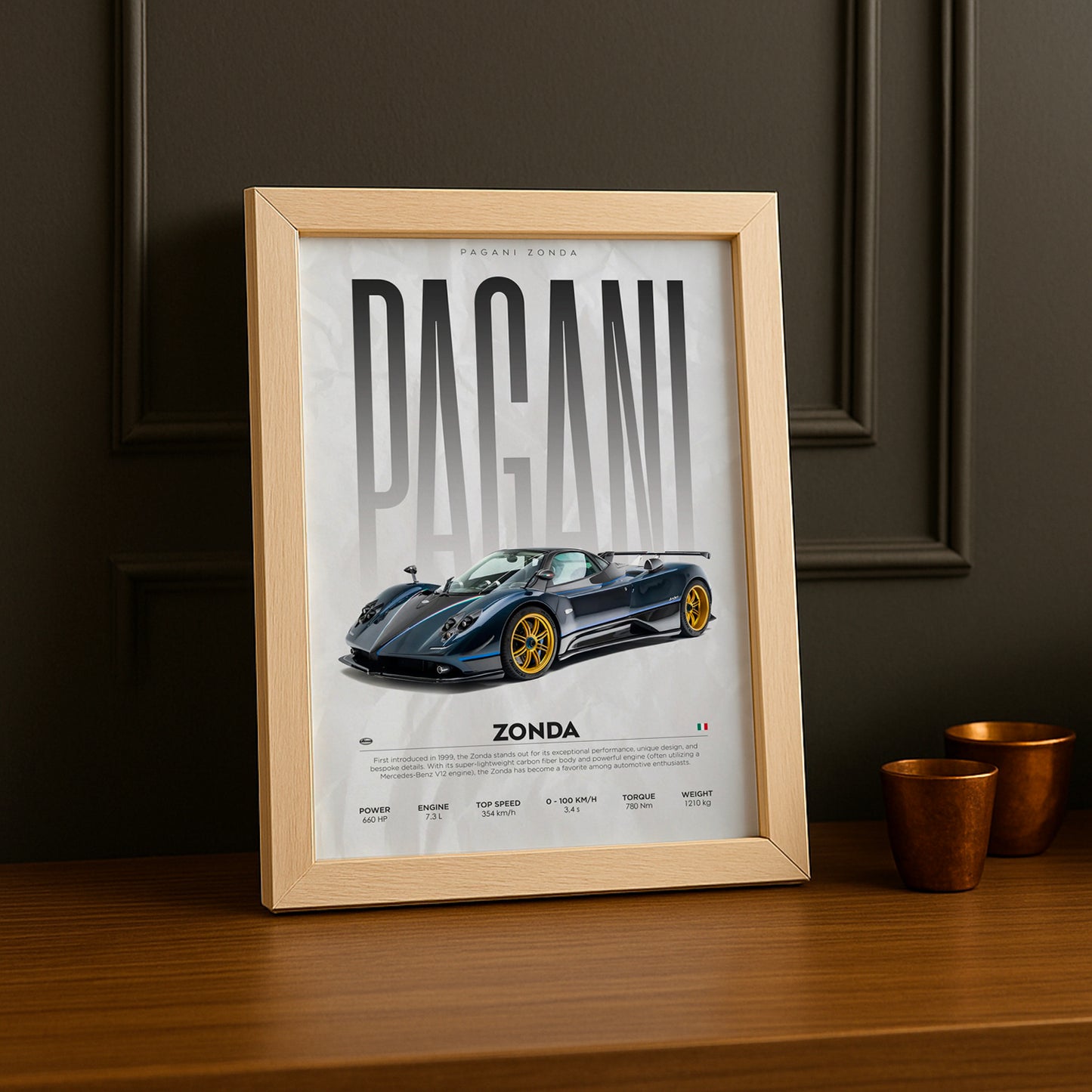 Cadre photo Pagani Zonda