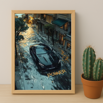 Mercedes AMG GT - Poster