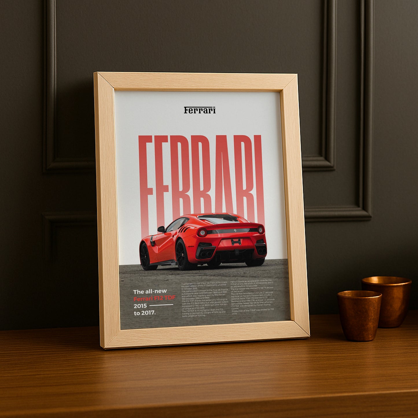 Poster Voitures - Ferrari F12 TDF