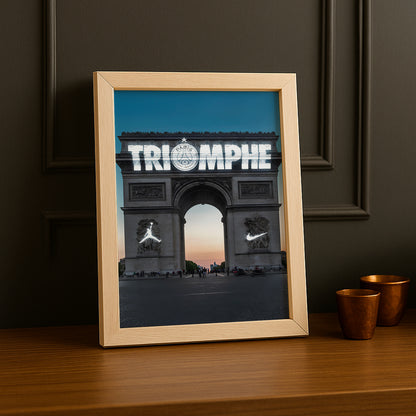 Cadre photo PSG Triomphe