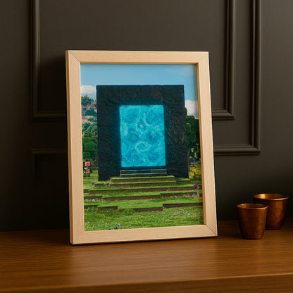 Cadre photo Minecraft - Portail