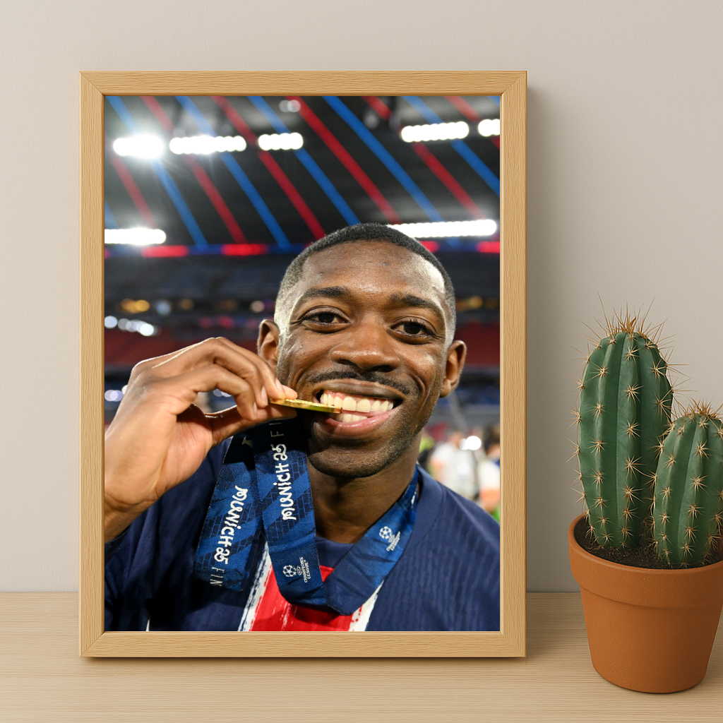 Cadre photo Paris Saint-Germain Ousmane Dembélé
