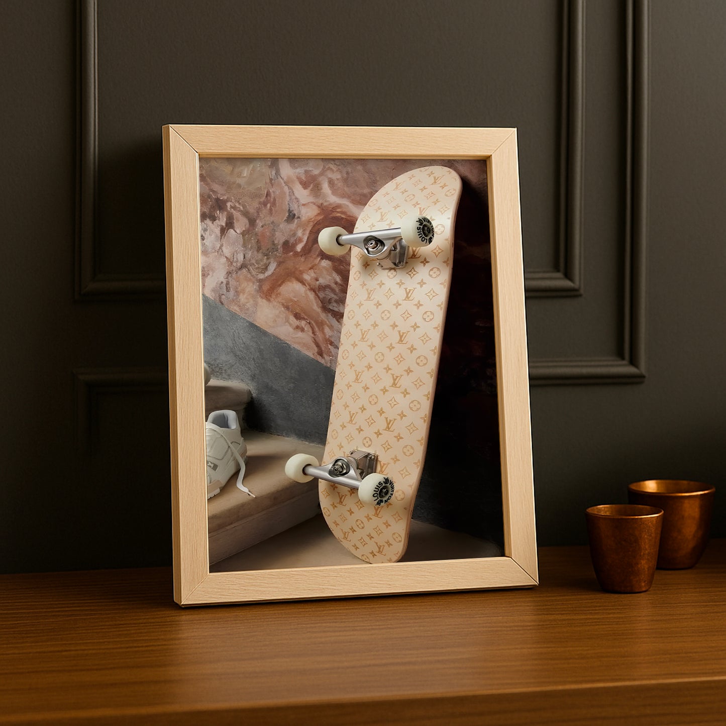 Cadre photo Louis Vuitton Skate