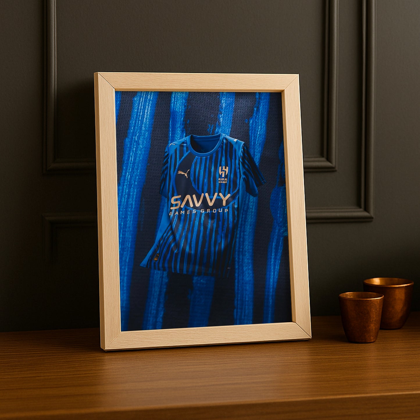 Poster Maillot Football - Al Hilal 2025-2026