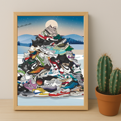 Poster Nike Sneakers Sapin