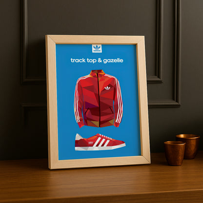 Cadre photo Adidas - Gazelle Outfit