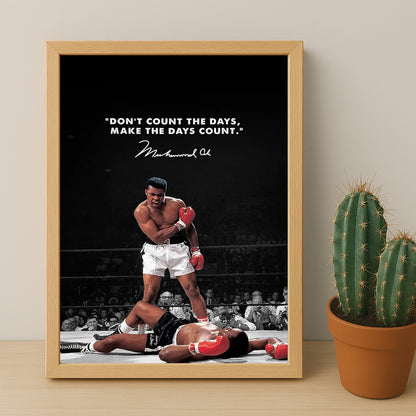 Cadre photo Motivation - Mohammed Ali Citation