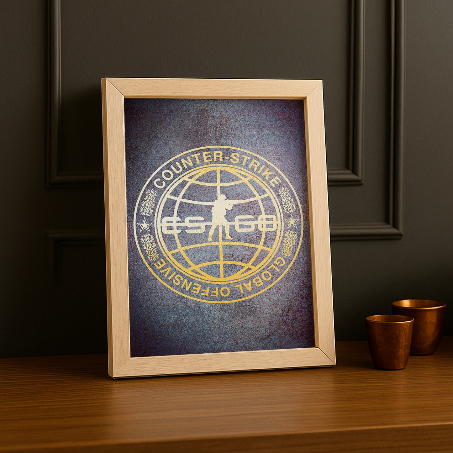 Cadre Photo Counter Strike - Badge