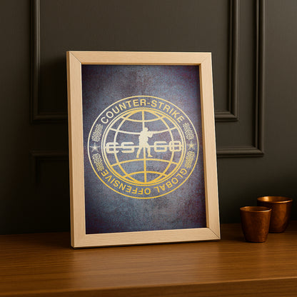 Cadre Photo Counter Strike - Badge