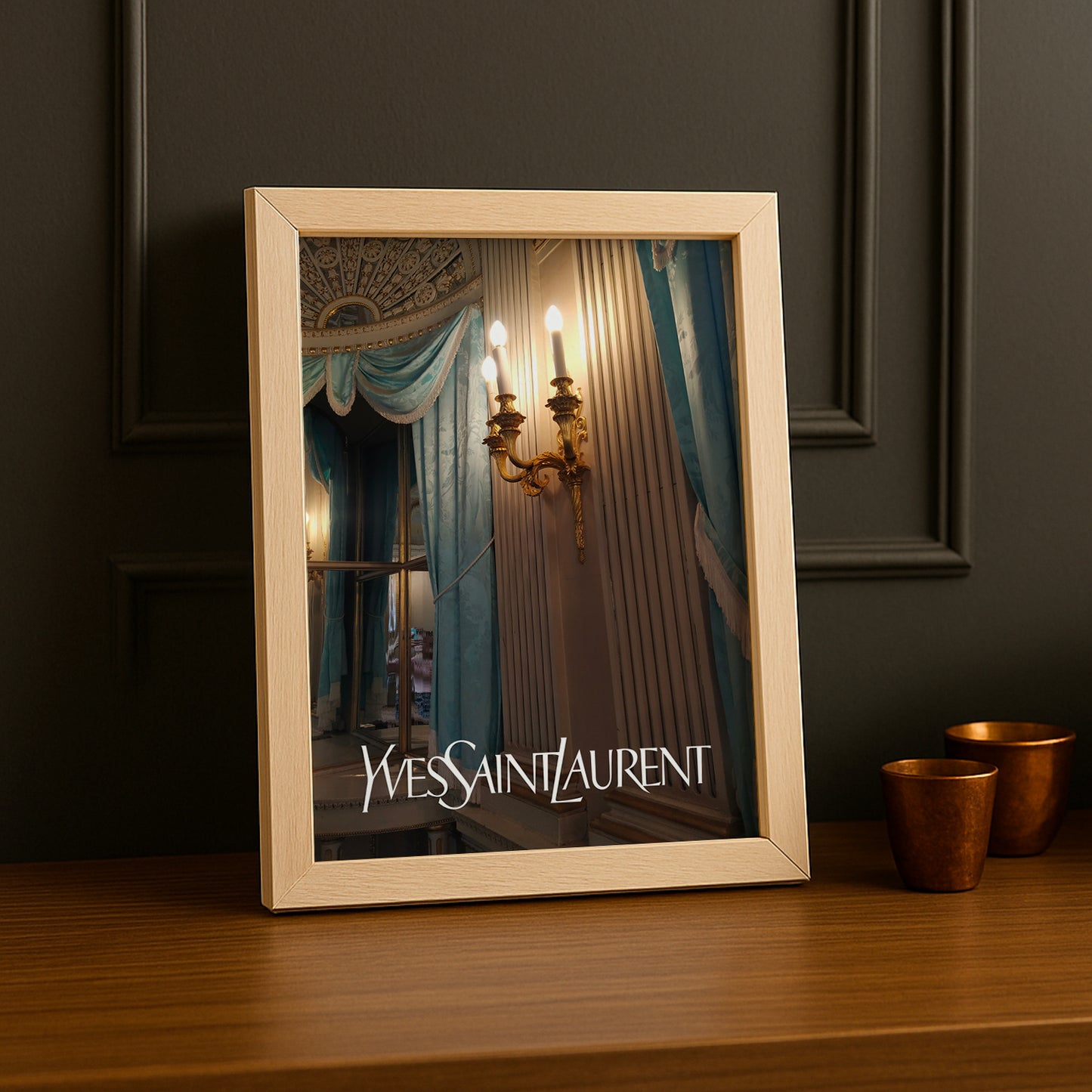 Cadre photo Yves Saint Laurent - Château