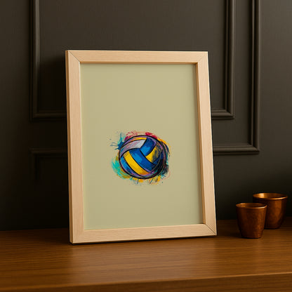 Cadre photo Volley-Ball - Illustration