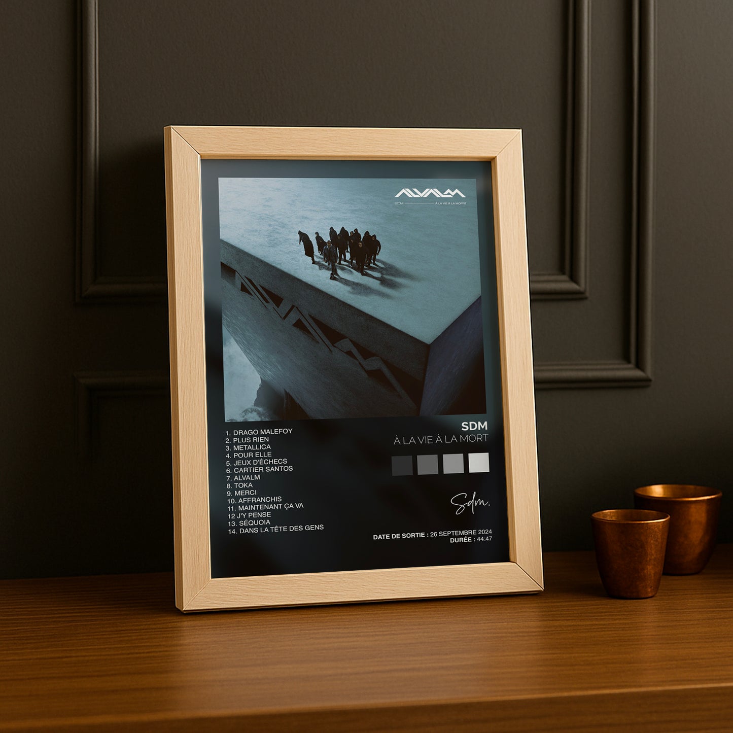 Cadre photo Album - À la vie à la mort de SDM