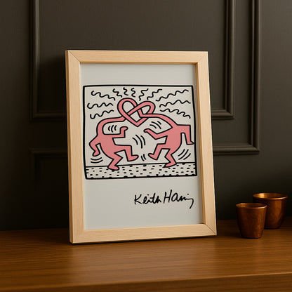 Cadre photo Keith Haring