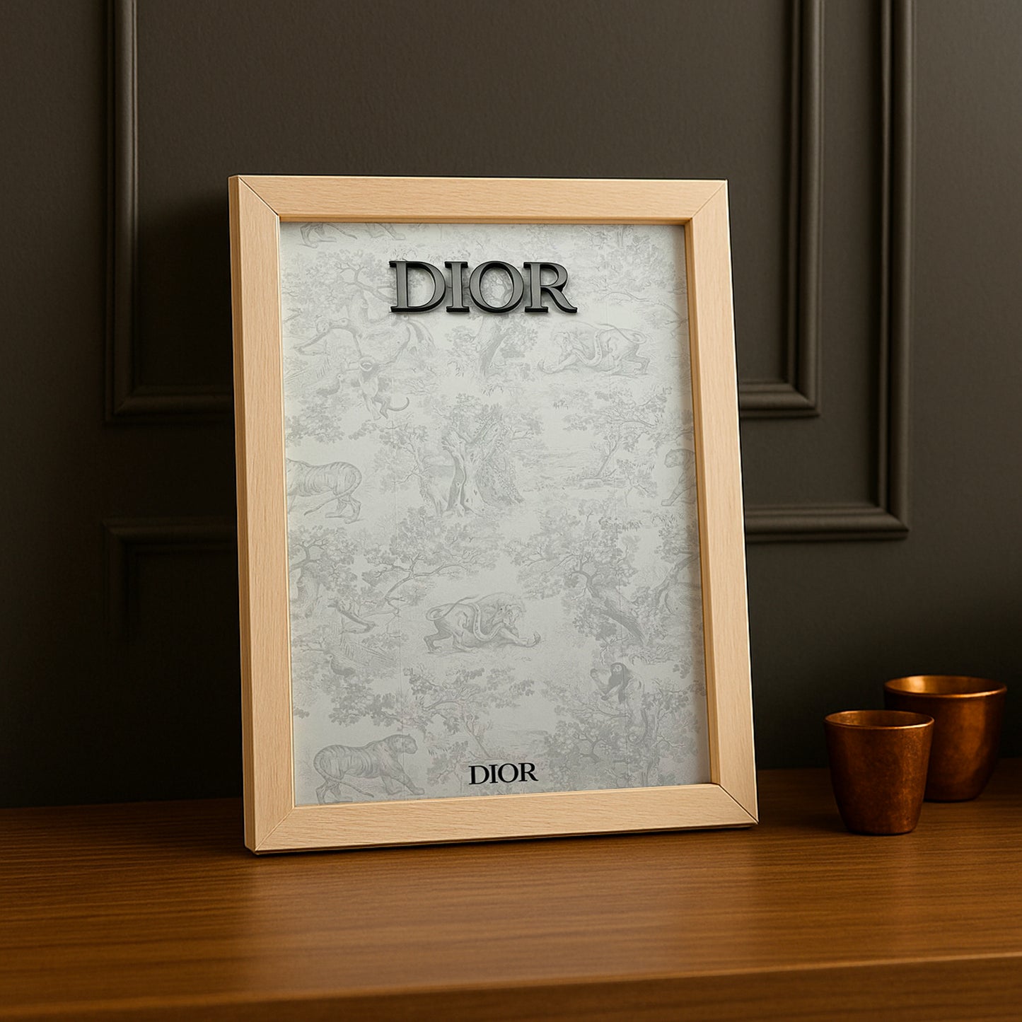 Cadre photo Christian Dior - Grey x Black