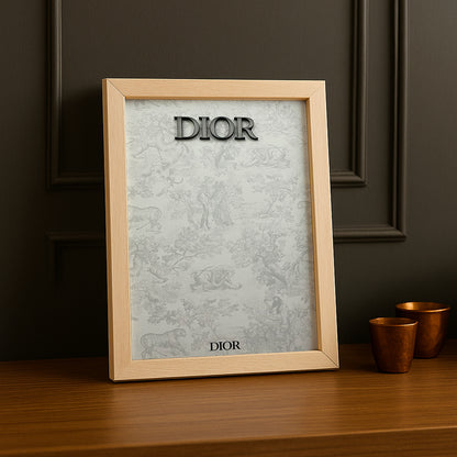 Cadre photo Christian Dior - Grey x Black