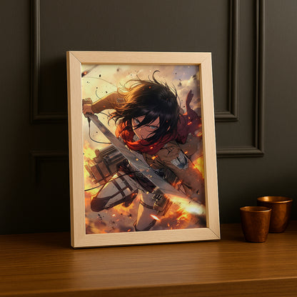 Cadre Photo SNK - Mikasa Ackerman