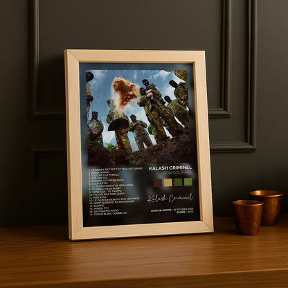 Cadre photo Album Musicaux - Bon Courage de Kalash Criminel