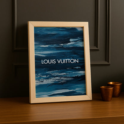 Cadre photo Louis Vuitton - Aesthetic Blue