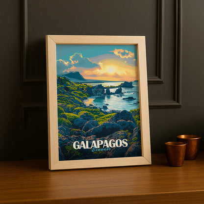 Cadre photo Galapagos Ecuador