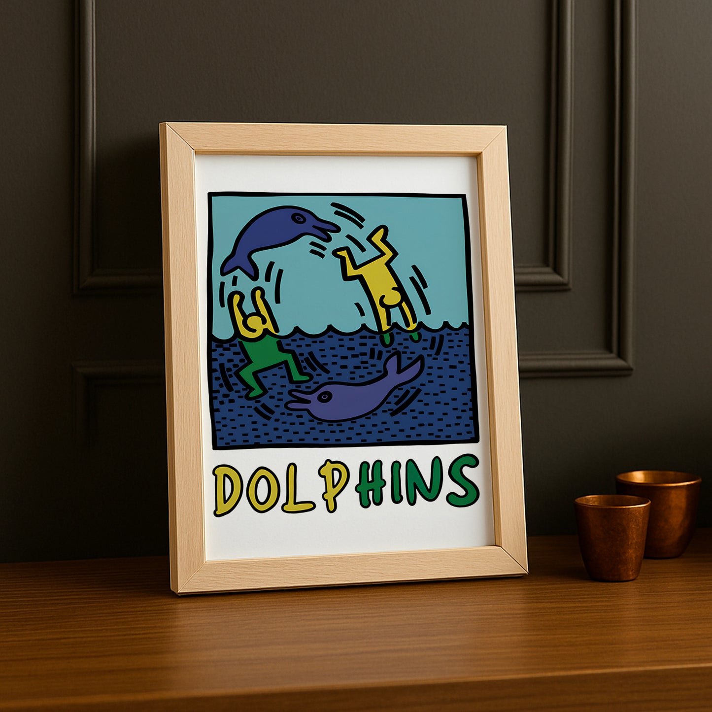 Cadre photo Keith Haring