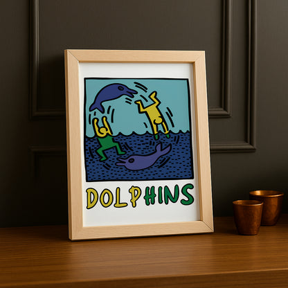 Cadre photo Keith Haring