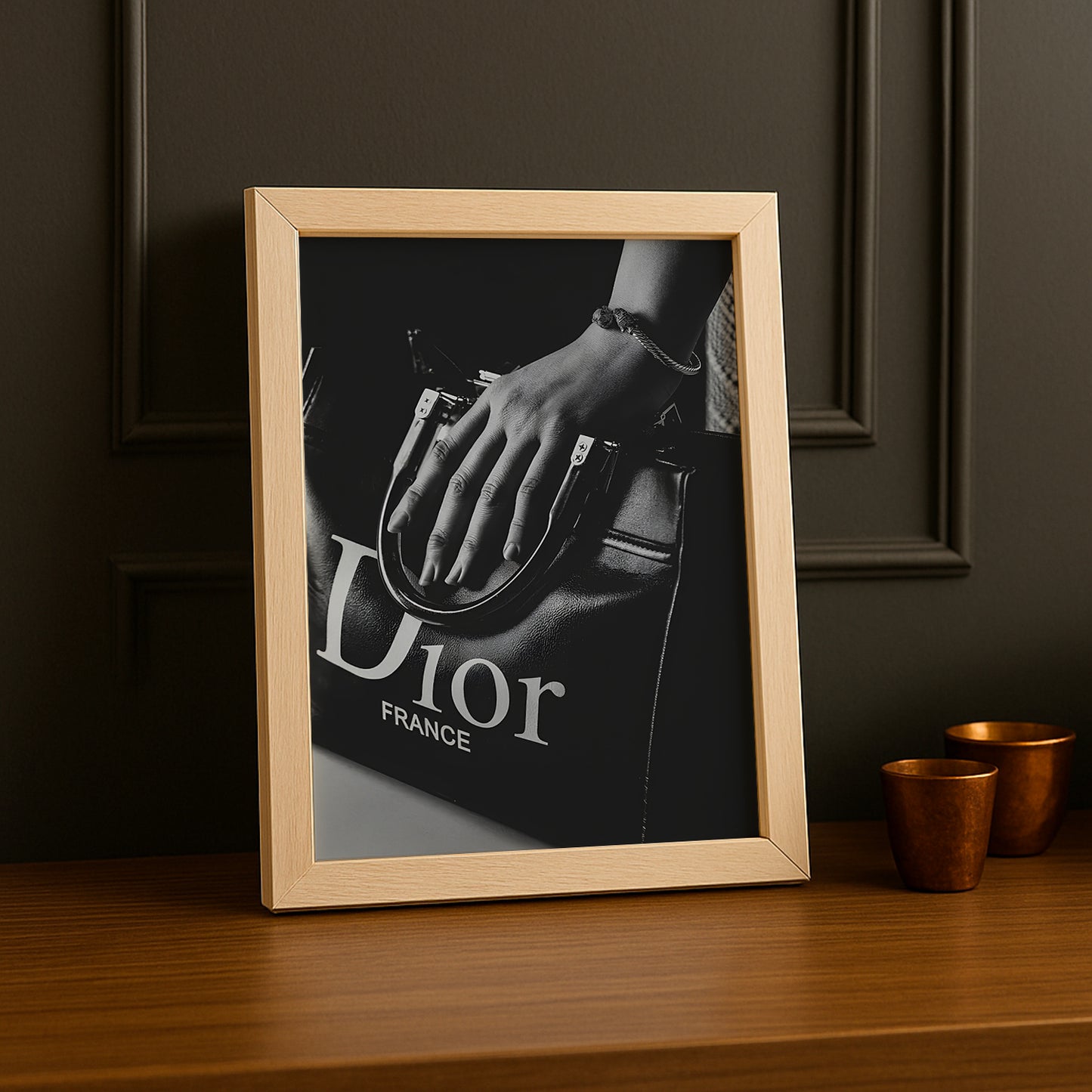 Cadre photo Dior sac