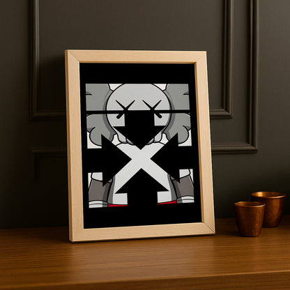 Cadre photo Off-White x Kaws