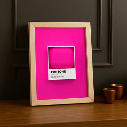 Cadre Photo Pantone Étiquette - Knockout Pink