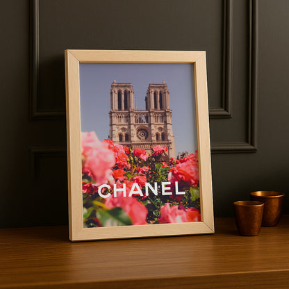 Cadre photo Chanel - Rose Paris