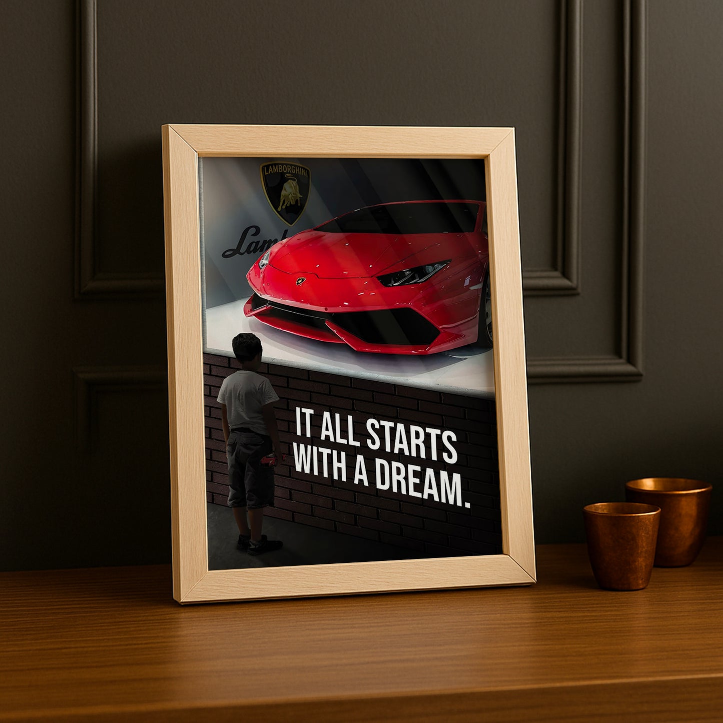 Cadre Photo Motivation - Lamborghini