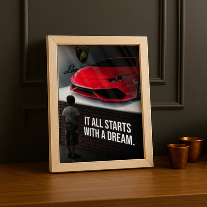 Cadre Photo Motivation - Lamborghini