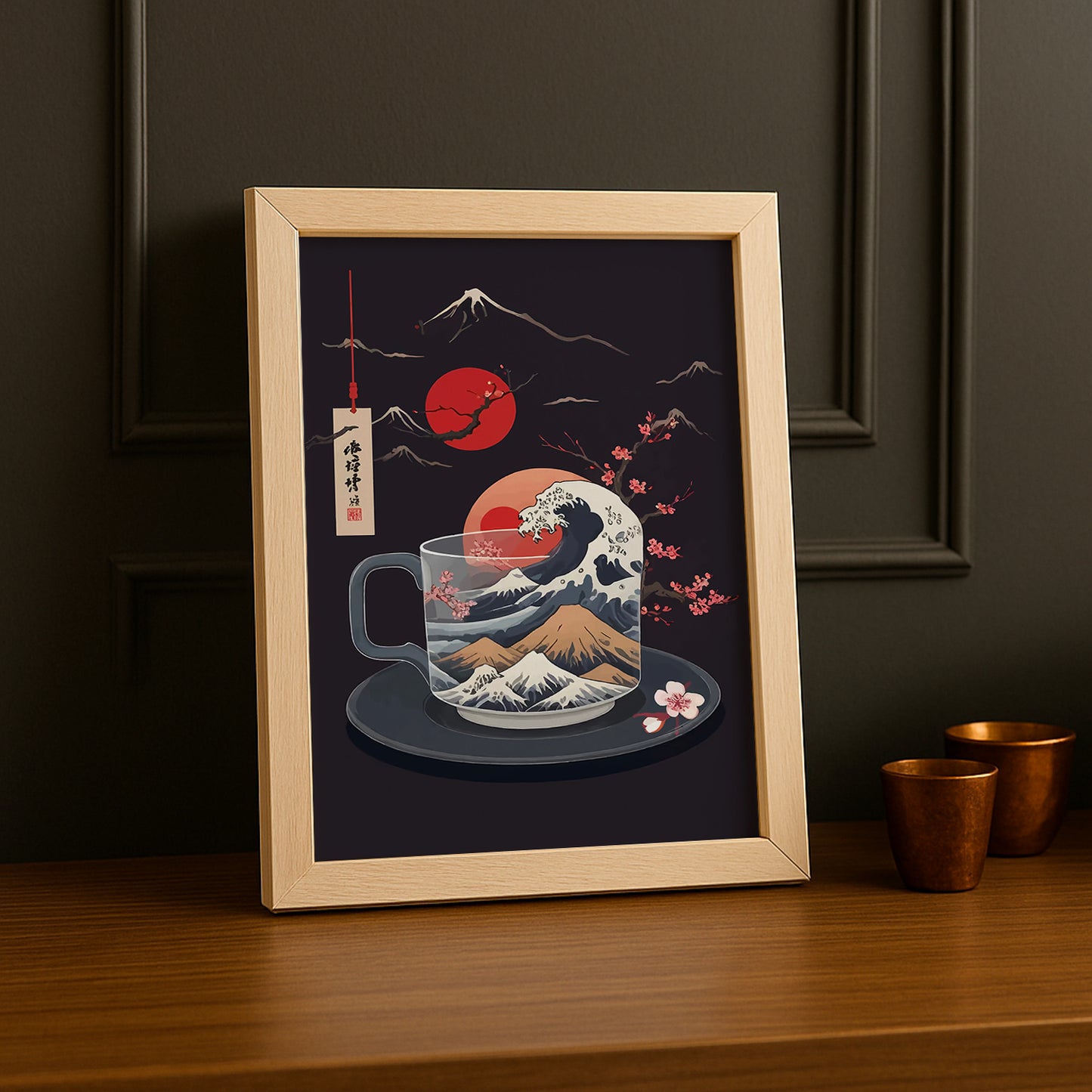 Cadre photo Café - Japon