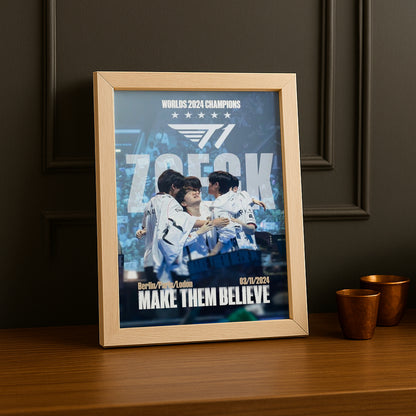 Cadre Photo SK Telecom T1 - Make Them Believe