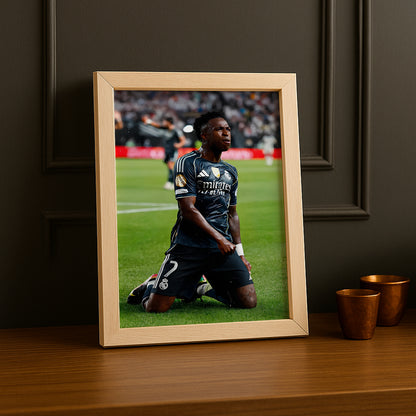 Cadre Photo Real Madrid - Célébration de Vinicius Jr