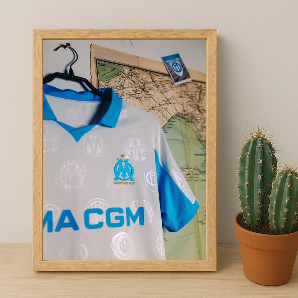 Cadre photo - Maillot Olympique de Marseille 2026